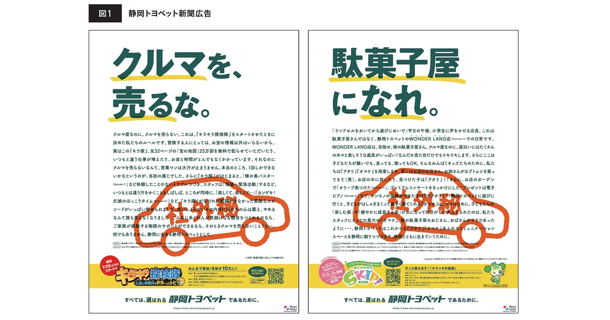 短距離のキャッチコピーとは違う！中距離、ボディコピーの『走法』