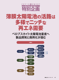 【特別企画】薄膜太陽電池の活路は多様でニッチな再エネ需要 ペロブスカイト太陽光電池量産へ 製品開発と商用化が進む