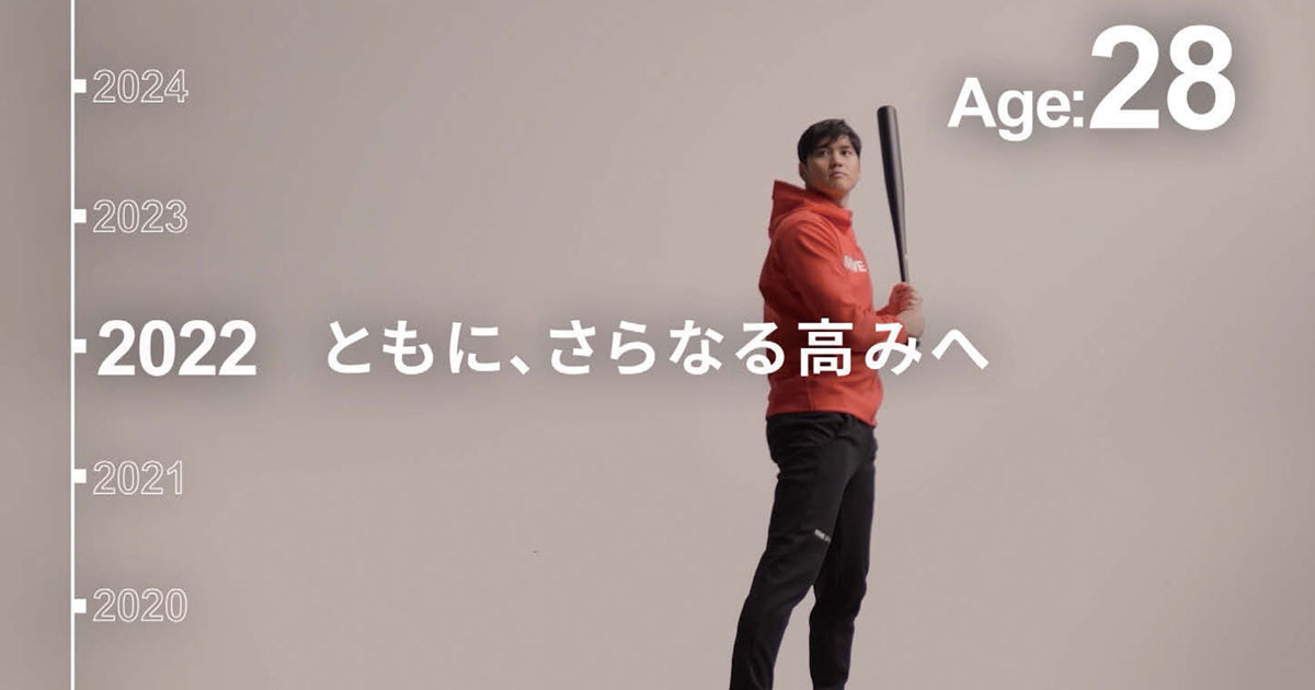 大谷翔平選手と共に挑戦した8年 ヒストリームービーで振り返る