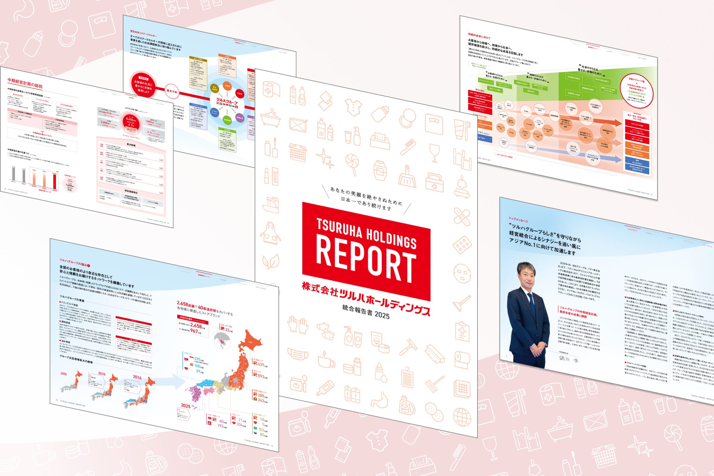 統合報告書「TSURUHA HOLDINGS REPORT 2025」