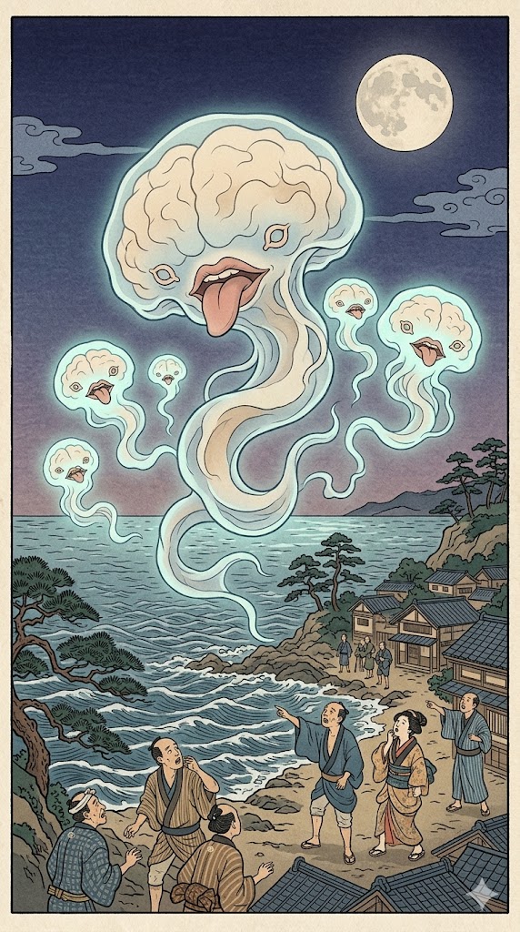 海月の火の玉 (くらげのひのたま)