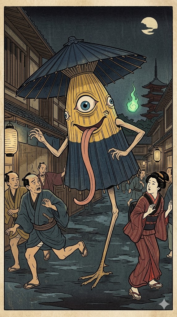 傘化け (かさばけ)