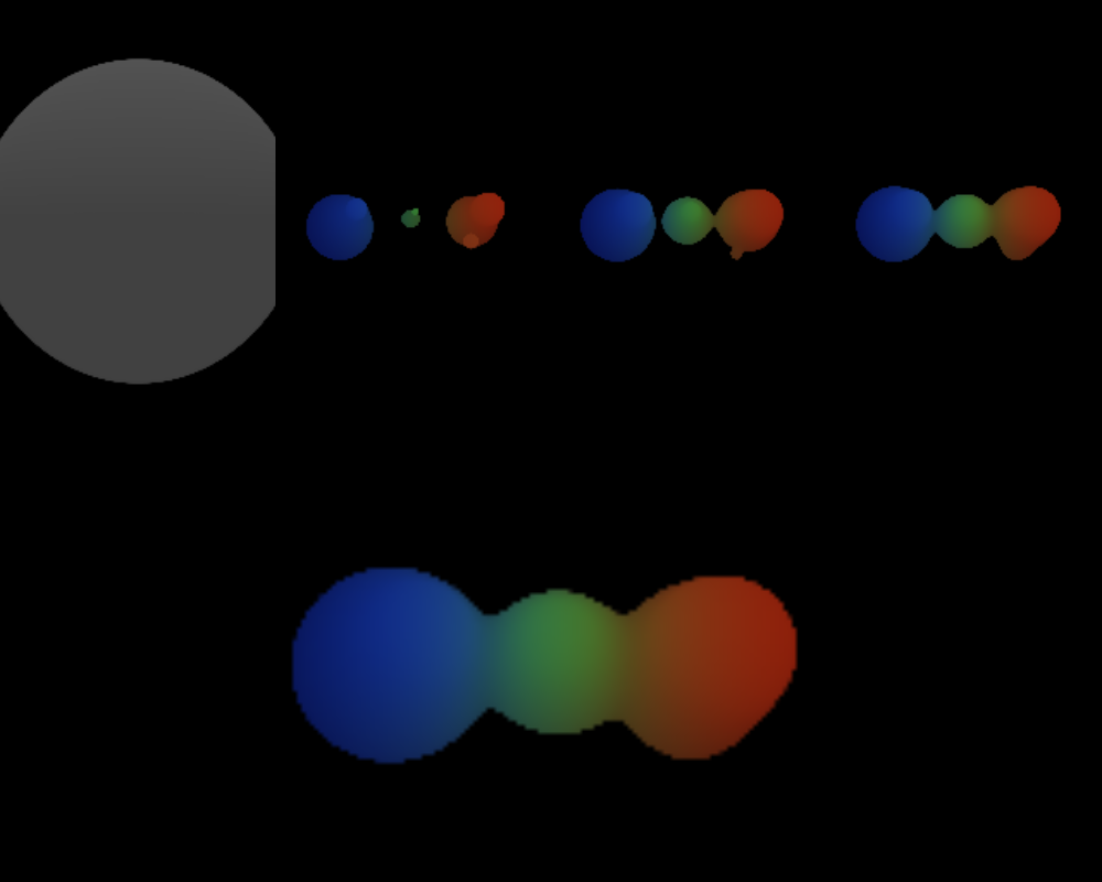 学習が進むにつれてターゲットの形に近づいていく
