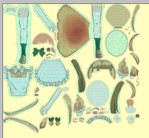 よく見ると前髪の分け方がひどい