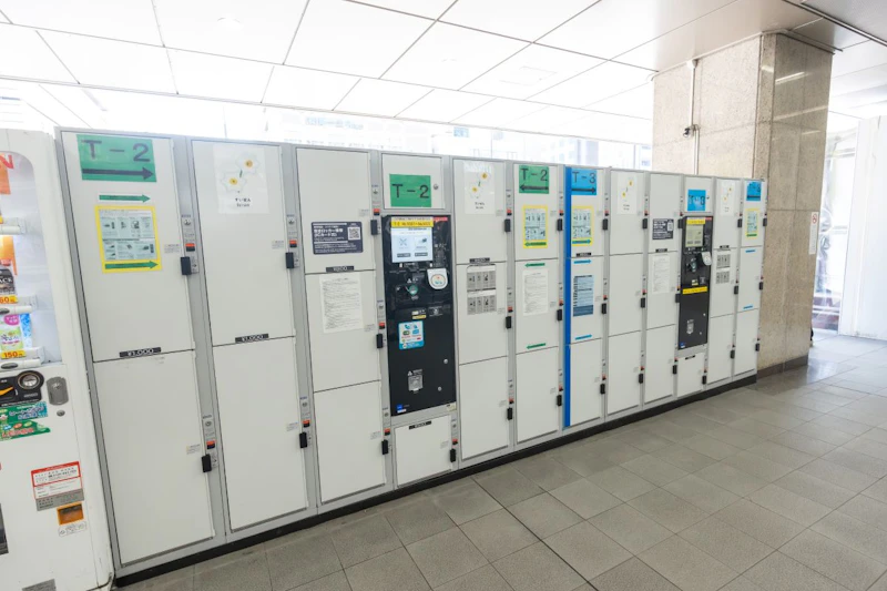 Coin Lockers at Kyoto Station Hachijo Exit