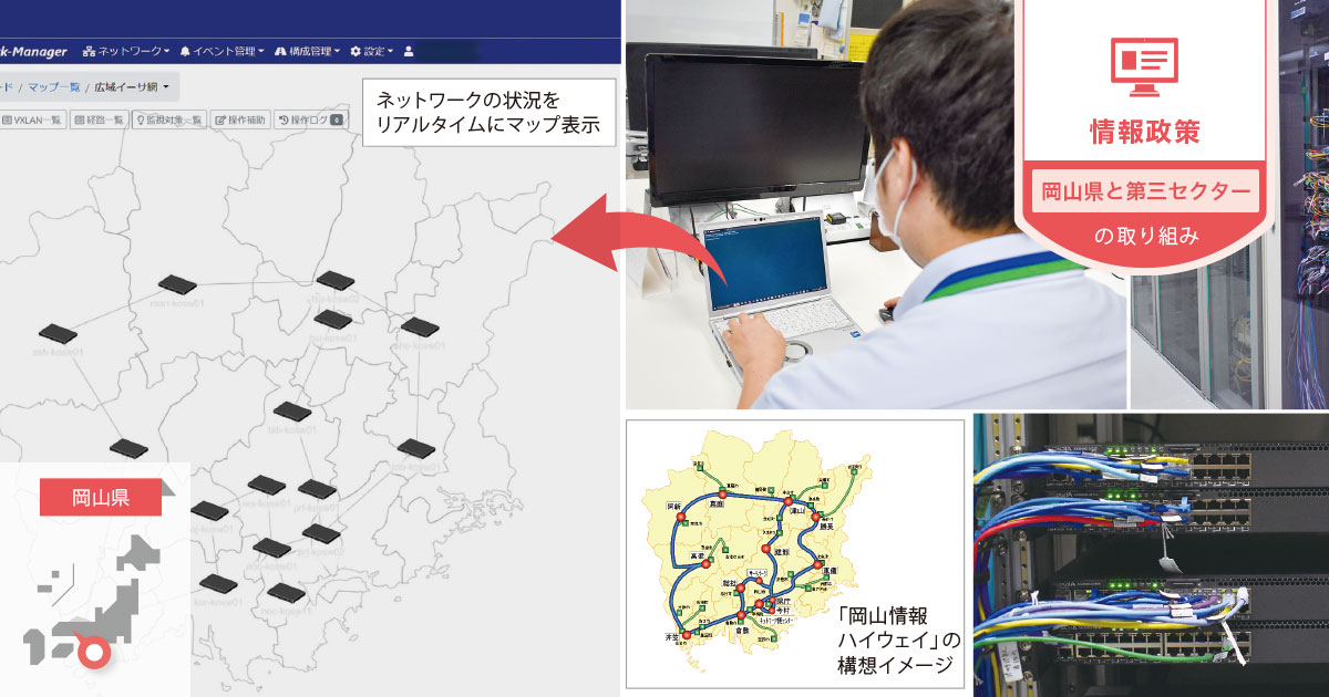 機器の稼働状況を網羅的に把握する、効率的なネットワーク管理を実現