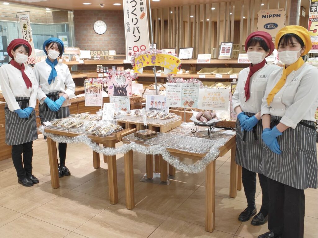 東大阪産エコ農産物のさつまいもを使用した「おいもっふる」を販売！