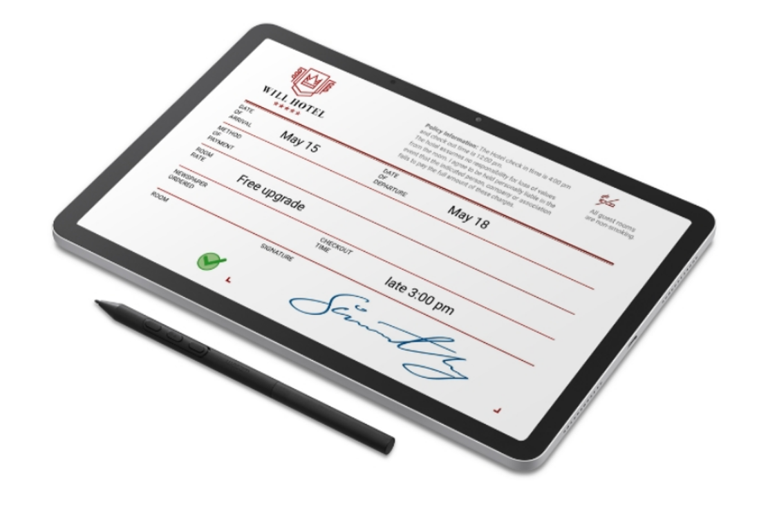 【訪問・点検・調査業務など】 自治体文書の手書き入力に最適な「Wacom MovinkPad」登場