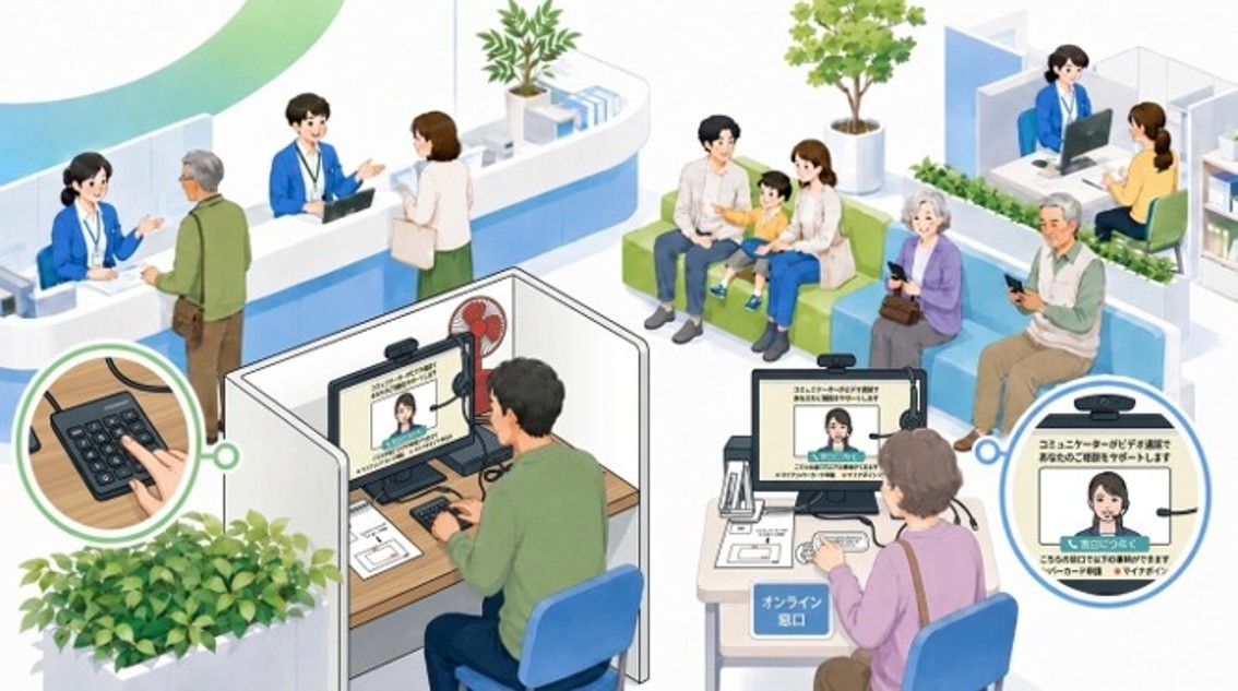 スマートフォンをお持ちでない方も、紙商品券を選ぶ方も。オンライン窓口39台で支えた横浜市の給付金窓口。