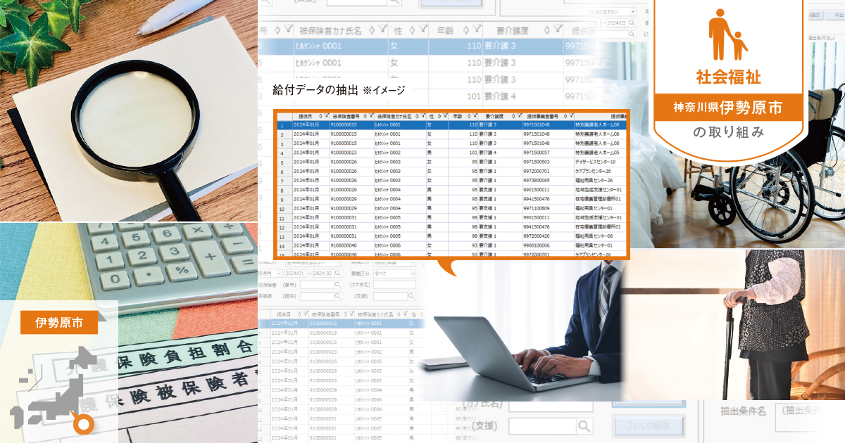 多角的かつ網羅的なデータ分析で、介護給付の適正化に確かな手応え