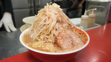 ラーメンを食べる。