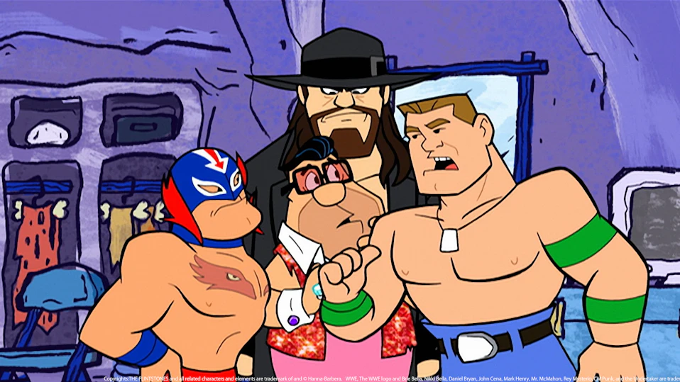 原始家族フリントストーン&WWE:SMACKDOWN 石器時代へ!