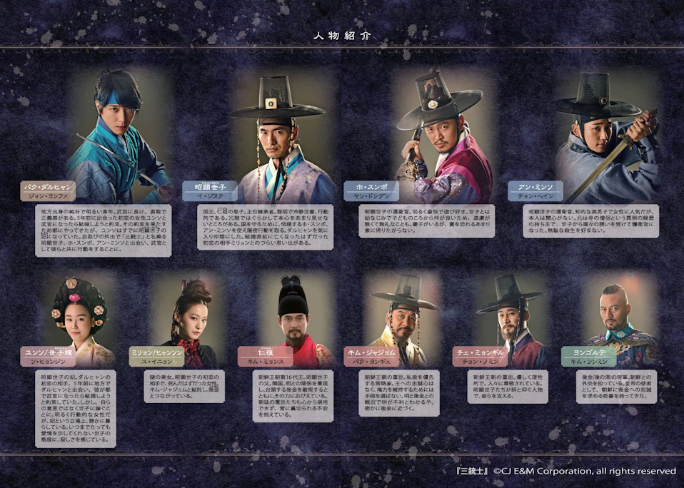 三銃士_相関図