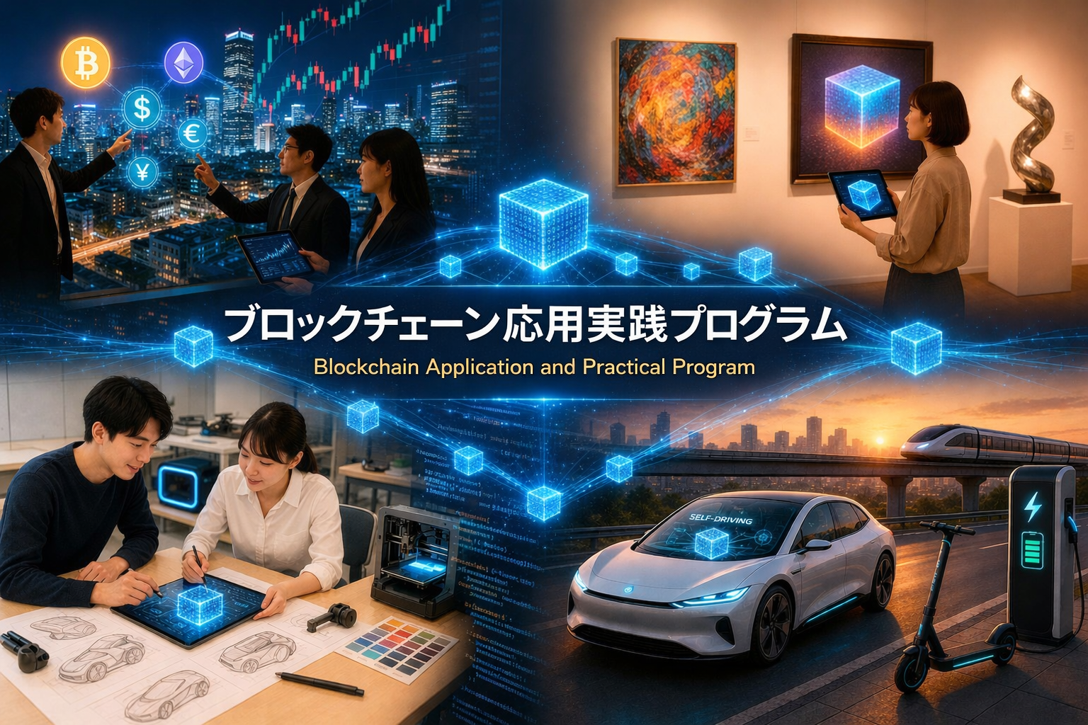 東京大学の新教育プログラム「ブロックチェーン応用実践プログラム」を支援