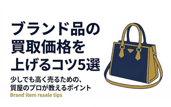 ブランド品の買取価格を上げるコツ5選