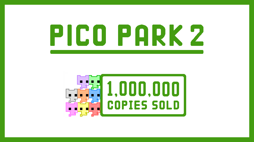 PICO PARK 2』が累計販売本数100万本を突破！ | TECOPARK Inc.