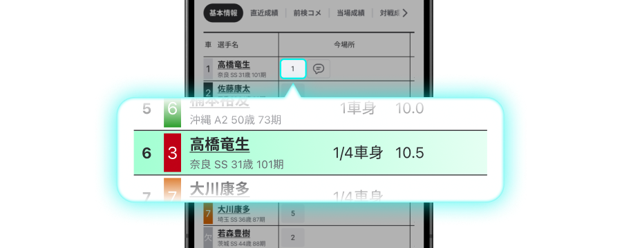 結果ページでハイライトのイメージ画像