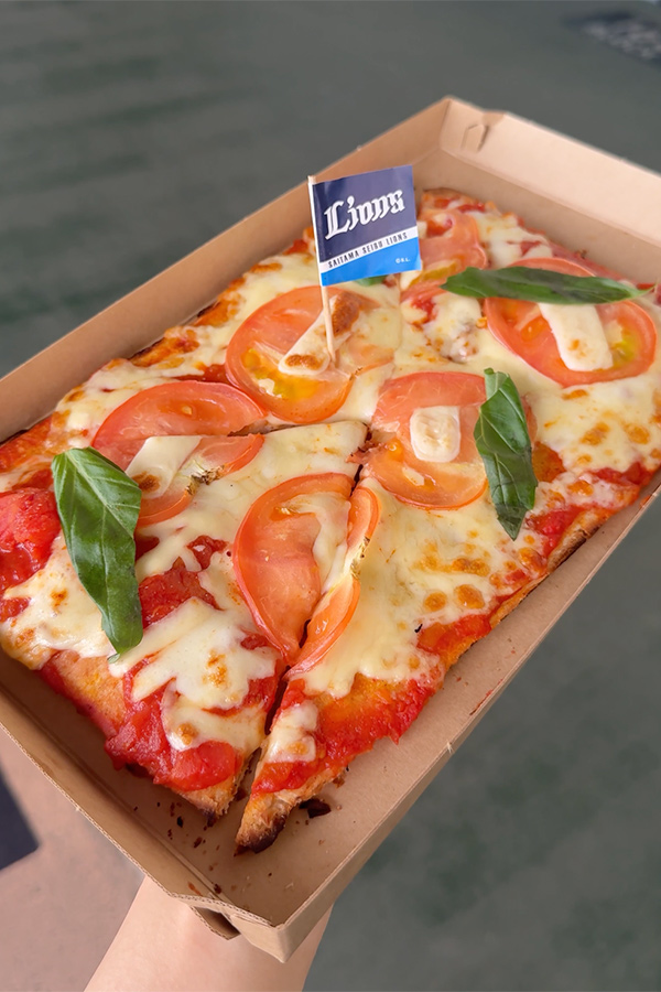 2種のソースを使用🍅フレッシュトマトマルゲリータ