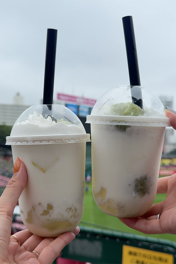 仙台名物・ずんだを使った飲むわらびもち♡