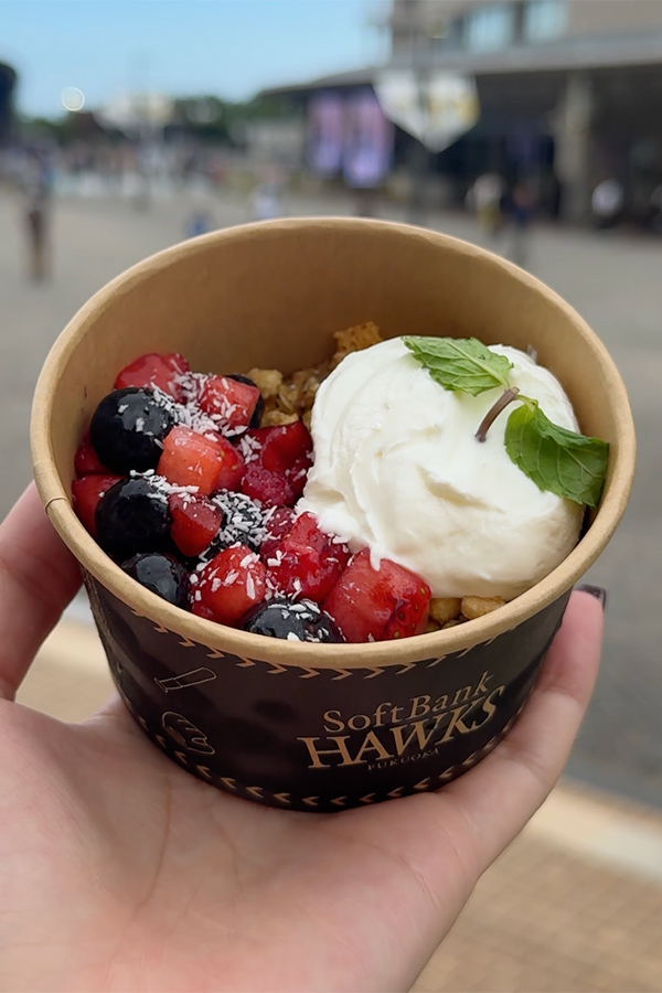 トッピングも大満足のアサイーボウル🥣