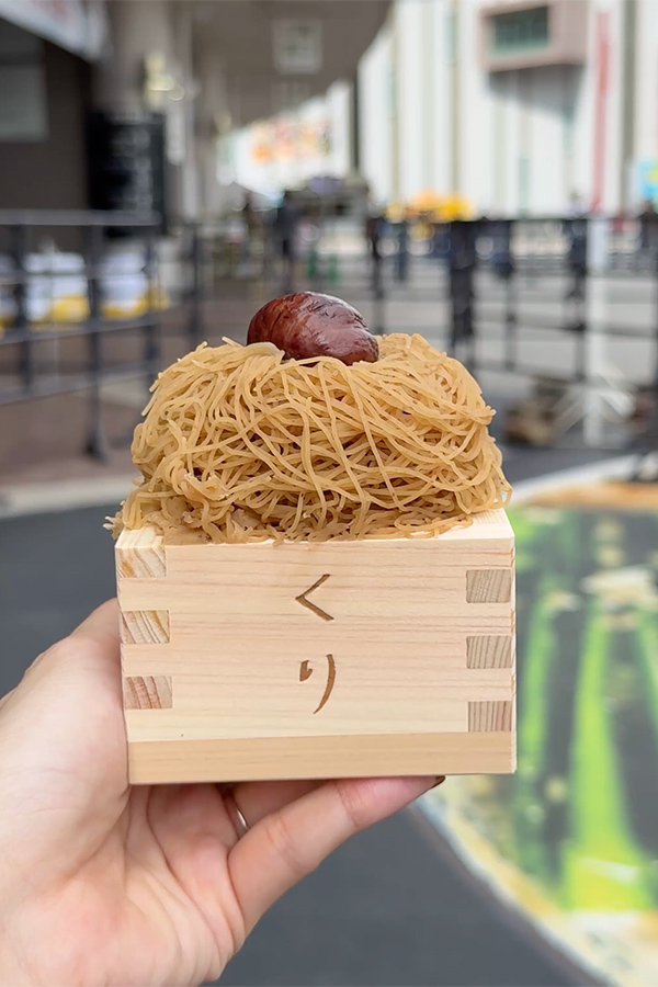 繊細なモンブランが美しい……✨大人気の「くりモン」