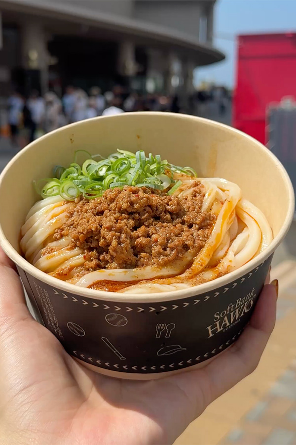 特製タレと肉味噌がGOOD！冷たい汁なし坦々うどん