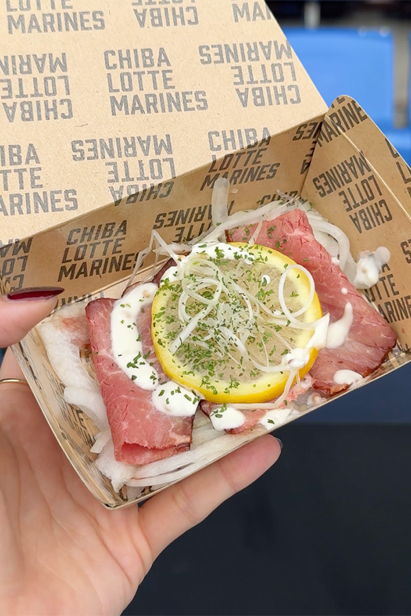 後味さっぱり！冷製おつまみローストビーフ