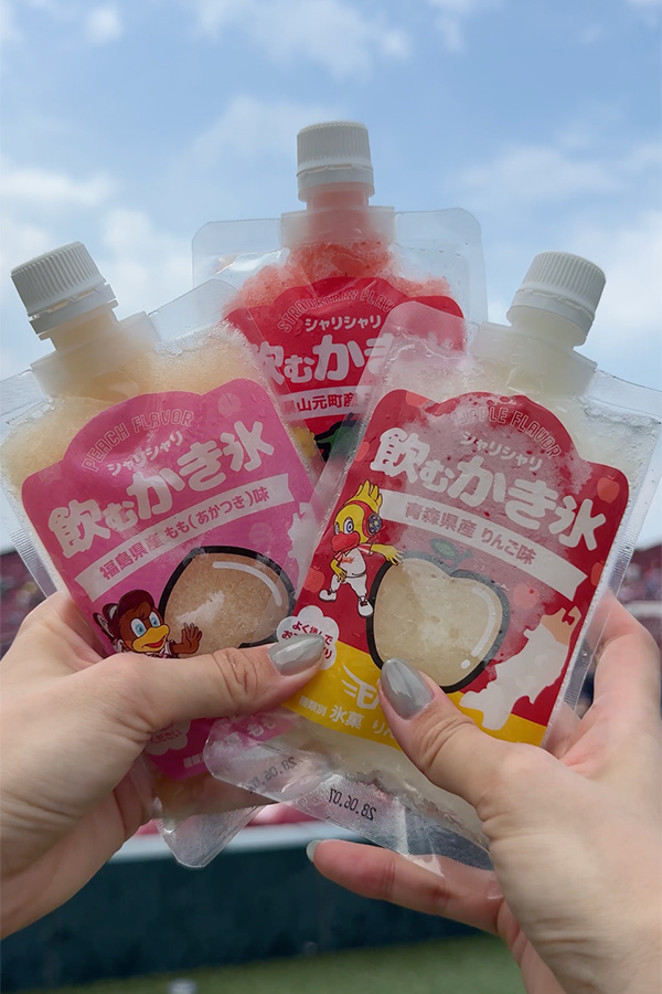 東北のフルーツを使用した「飲むかき氷」🍧