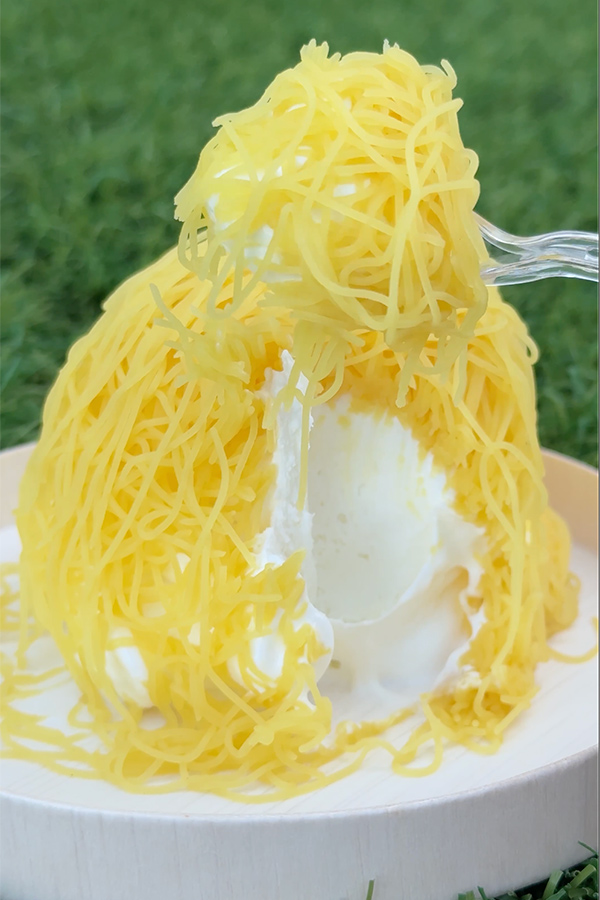 アイスに生絞りモンブランを♡甘党必食スイーツ！