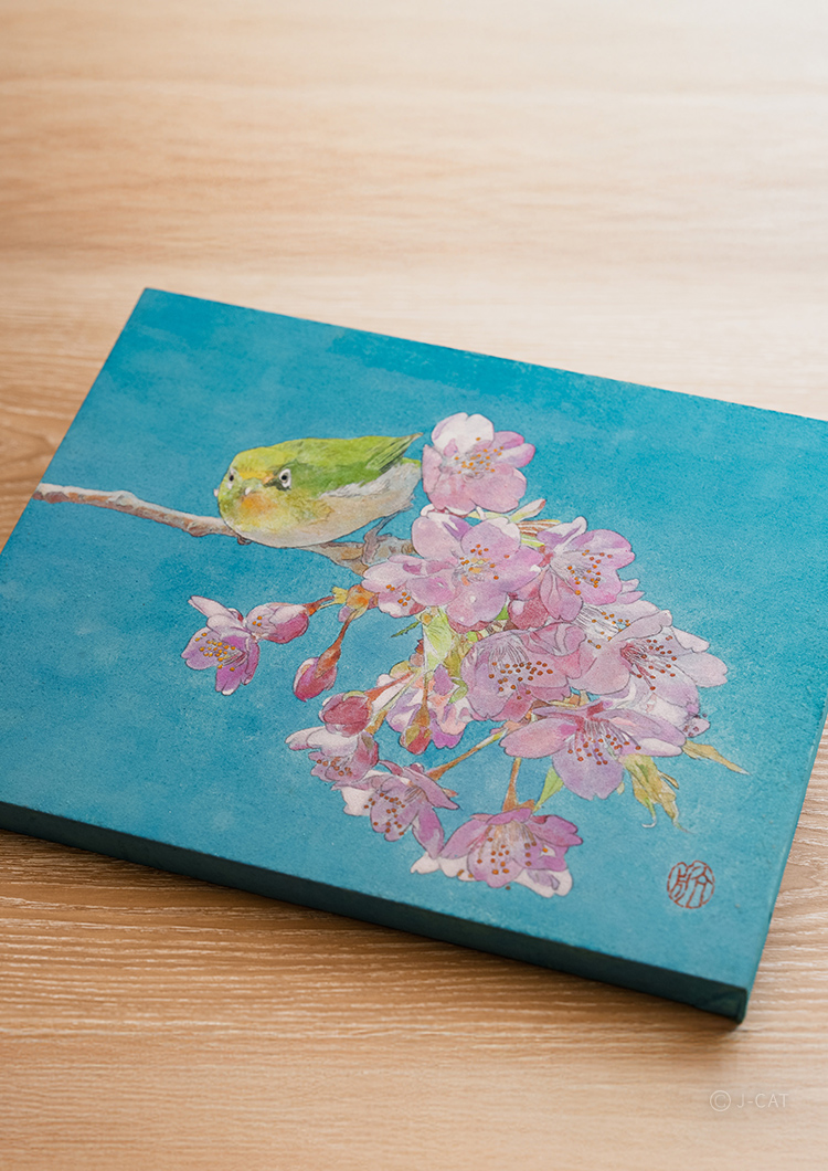 日本画家・清水航氏の色彩世界に触れる彩色体験 −Otonami Lounge