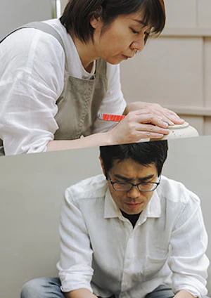 混ざり合う対極の技法。夫婦で紡ぐ、新たな陶芸文化。の画像