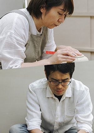 混ざり合う対極の技法。夫婦で紡ぐ、新たな陶芸文化。の画像