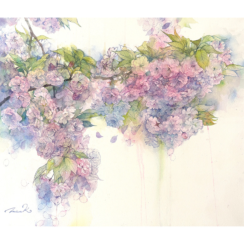 水彩画アーティスト・木下美香氏と描く水彩画 東京駅直結 大丸東京店で体験