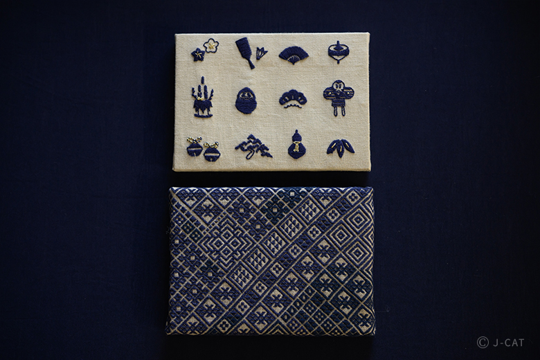 紺の刺繍家・小林智美氏に習う小物づくり 登録有形文化財・大阪「芝川