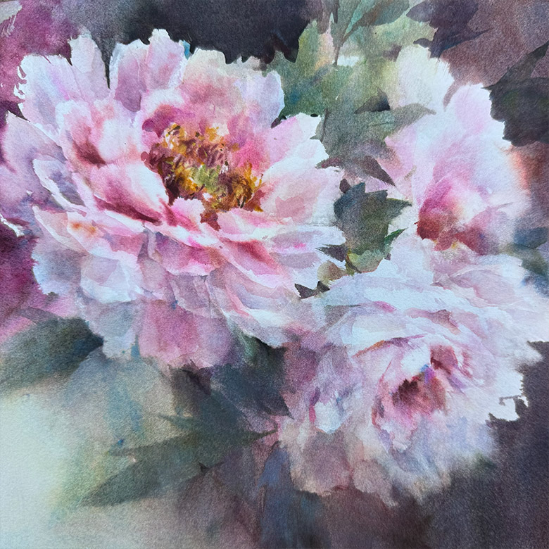 洋画家・松尾直子氏に透明水彩画を学ぶ 東京駅直結 大丸東京店で体験