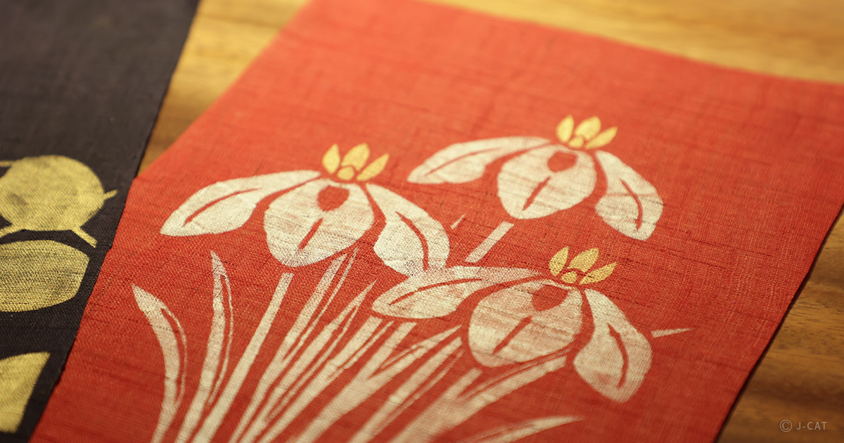 名古屋「大坪旗店」伝統工芸品の伊勢型紙を使った和モダンな作品づくり