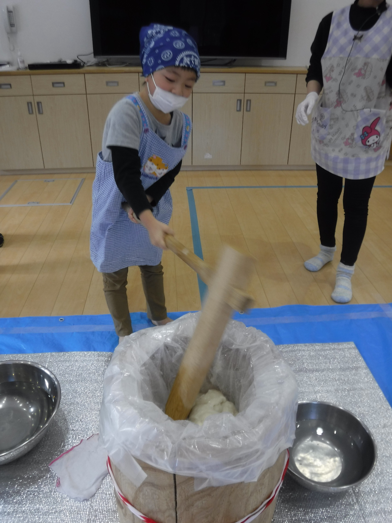 1月お餅つき