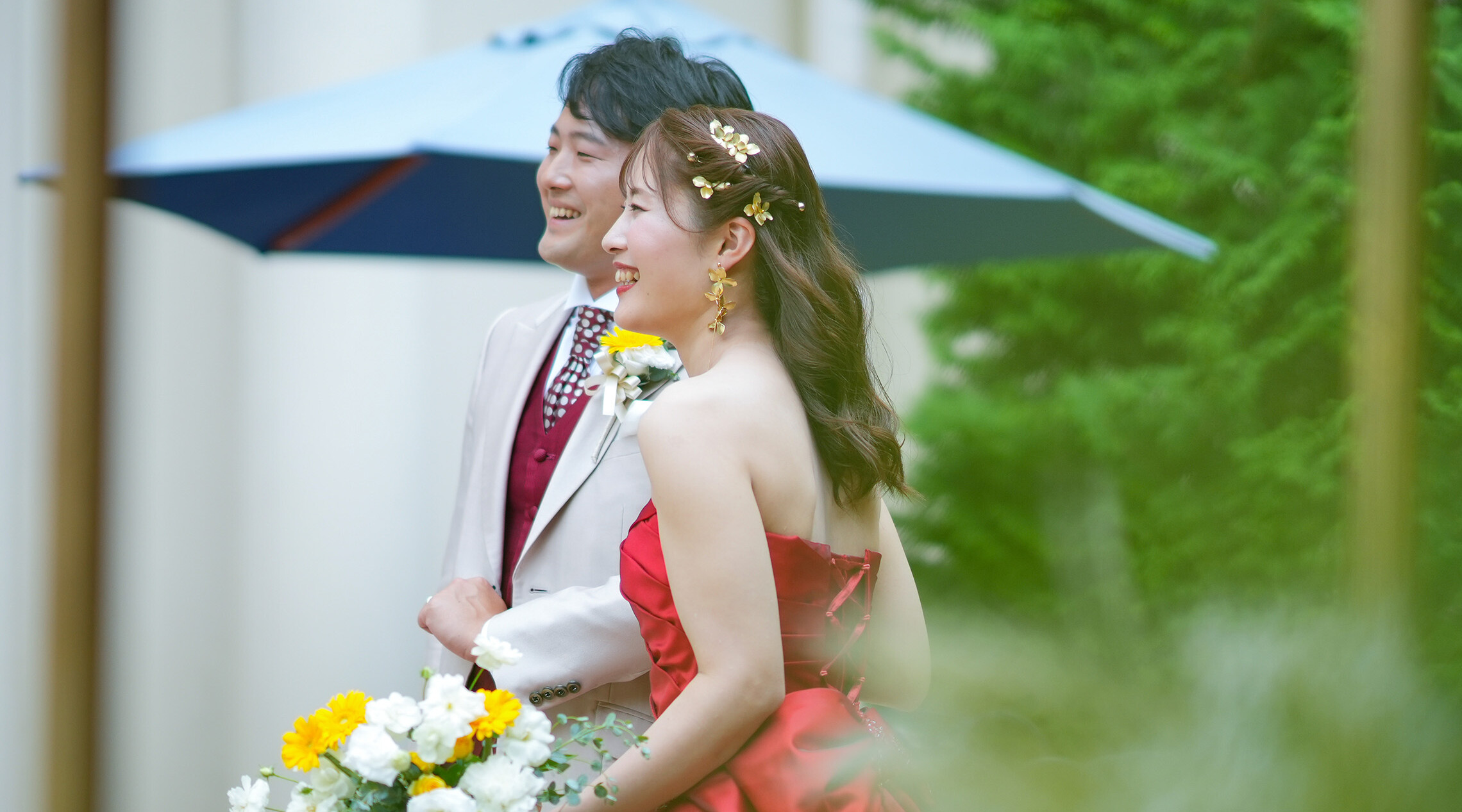 音楽と笑顔があふれる結婚式