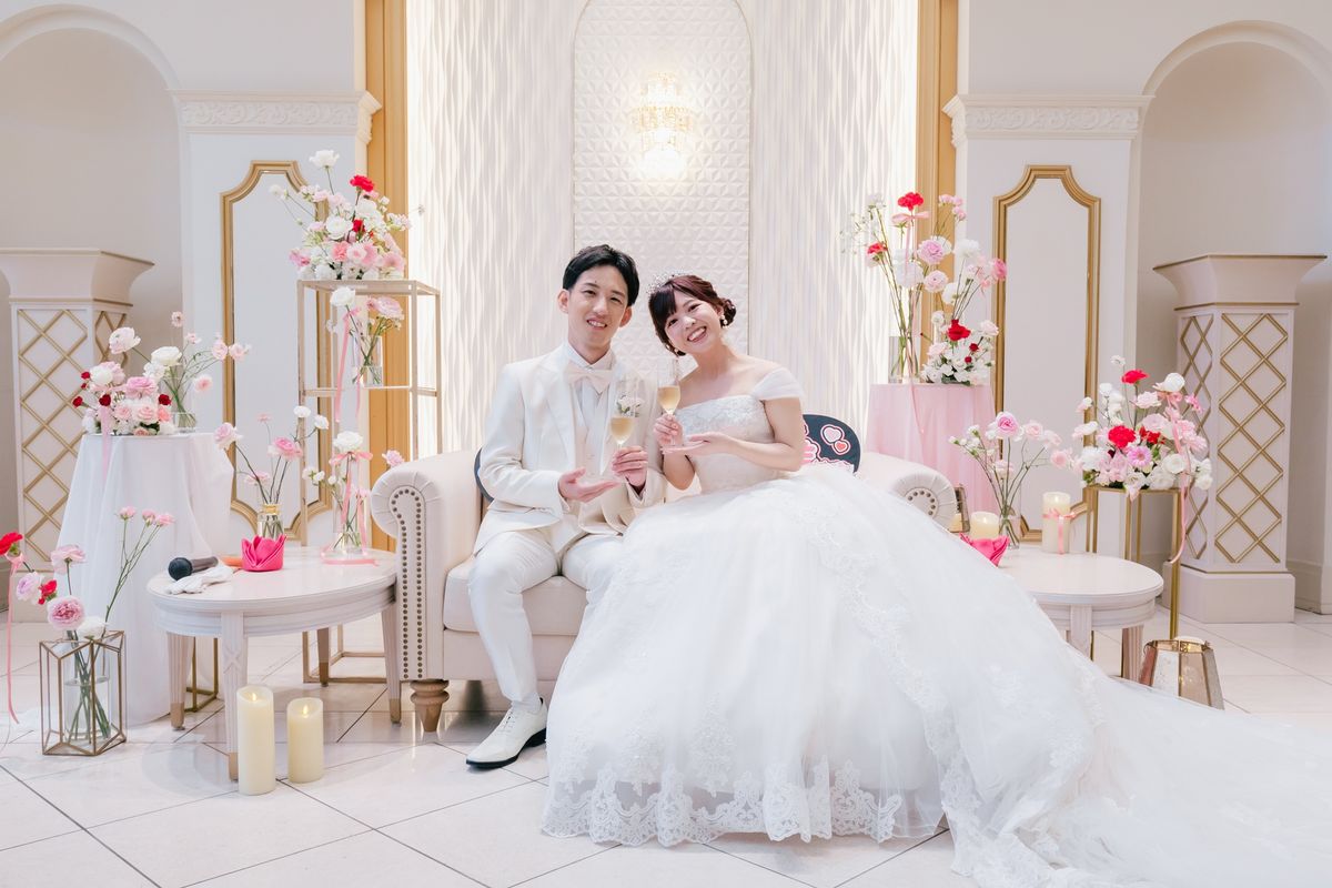 アイドルとお寿司、夢と大好きなものに囲まれた結婚式