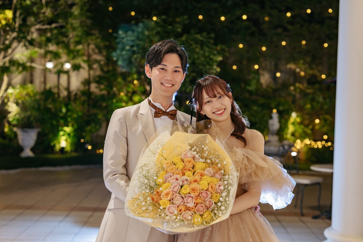 憧れの『フレンチガーデン』が彩る、心温まる結婚式