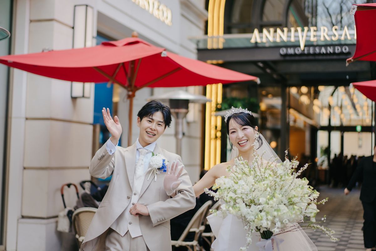 主役気分を味わいつつ、ゲストみんなと楽しんだ結婚式