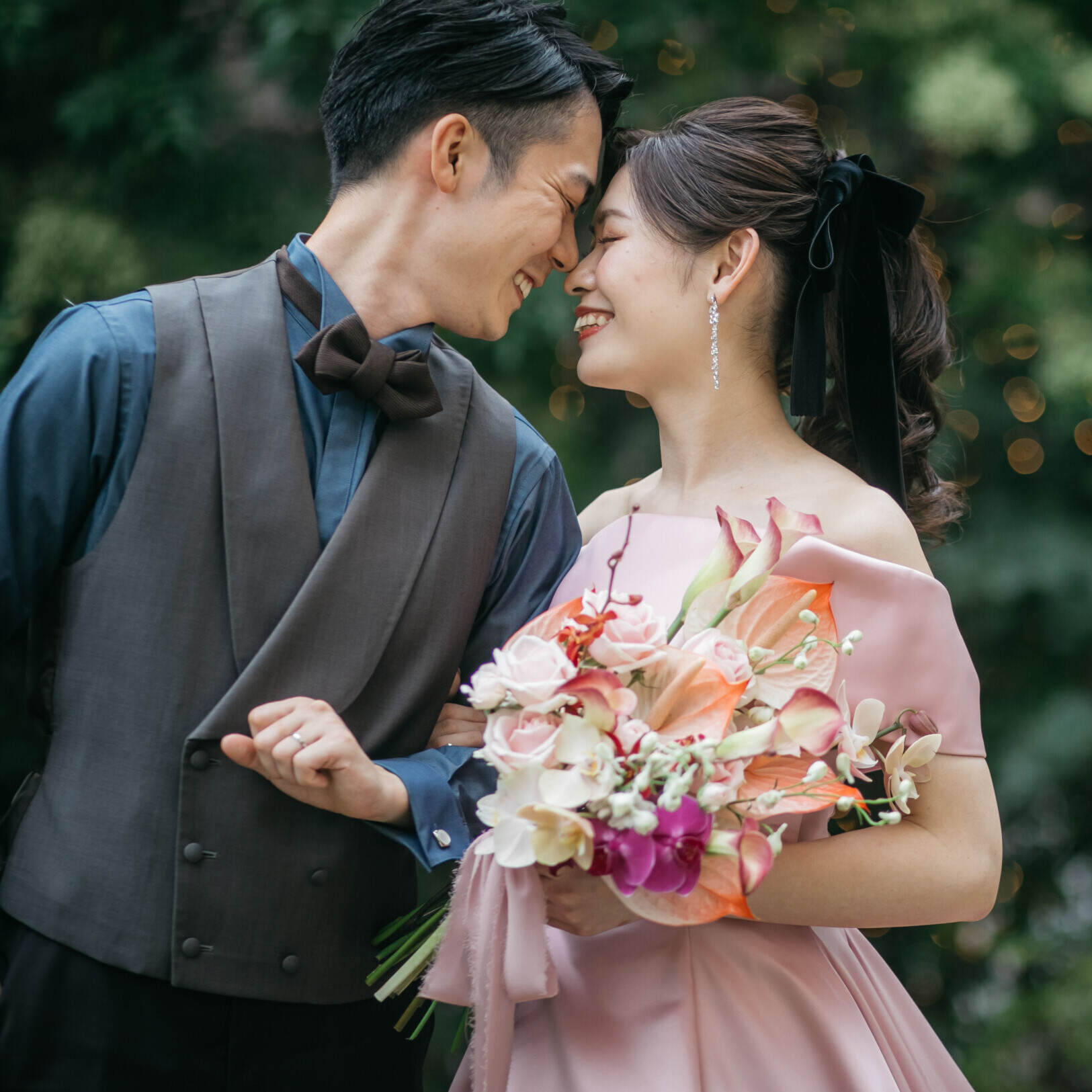 二人のこだわりをつめこんだStylish Wedding