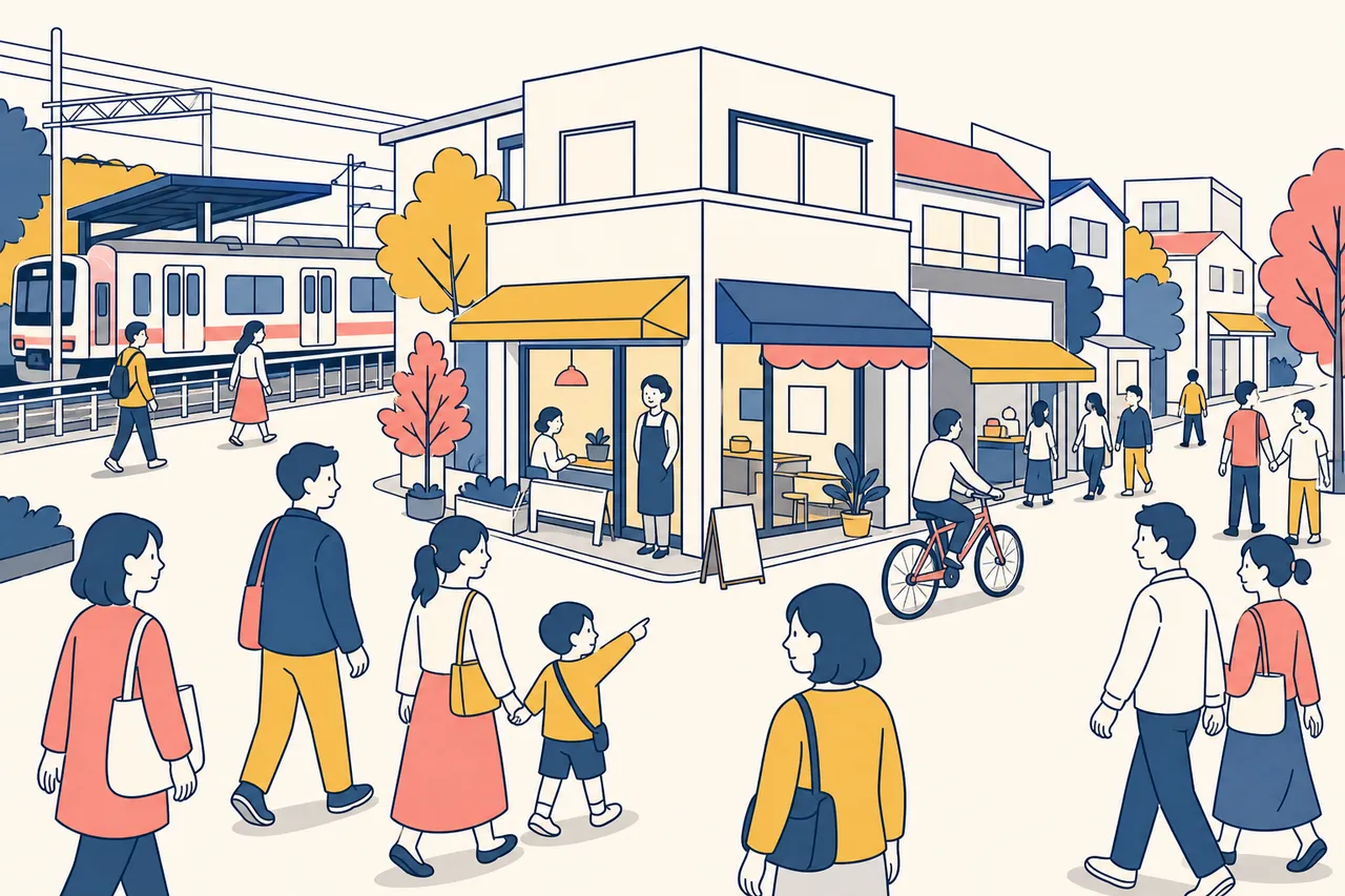 武蔵新田で店舗を開業するなら？知っておきたい商圏特徴と人流の傾向