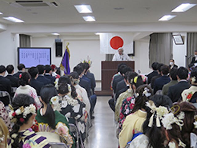 「お祝いの言葉」　名誉校長　久保田　競