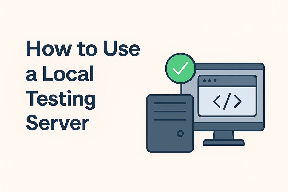 How to Use a Local Testing Server