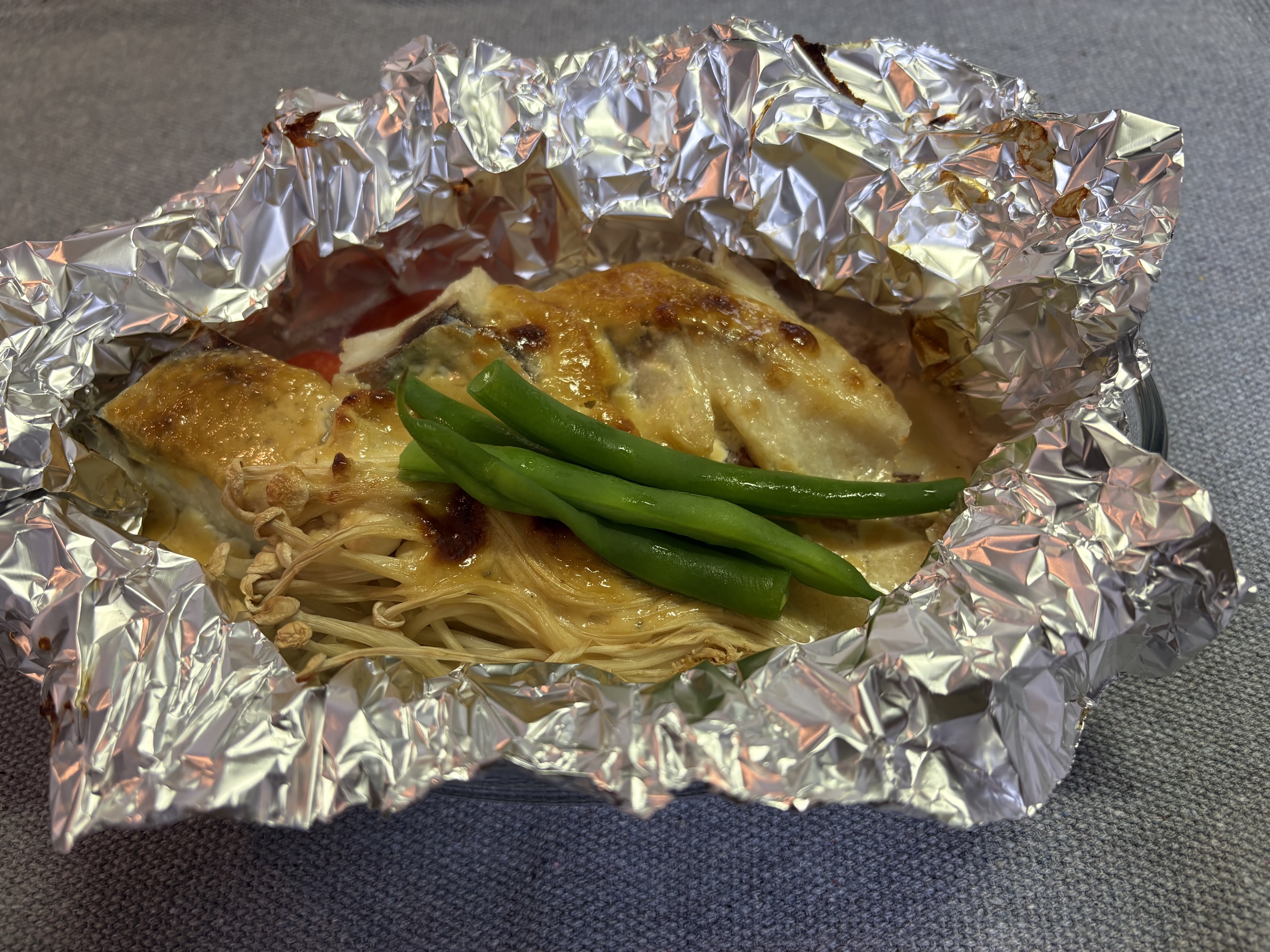 魚ホイル焼き