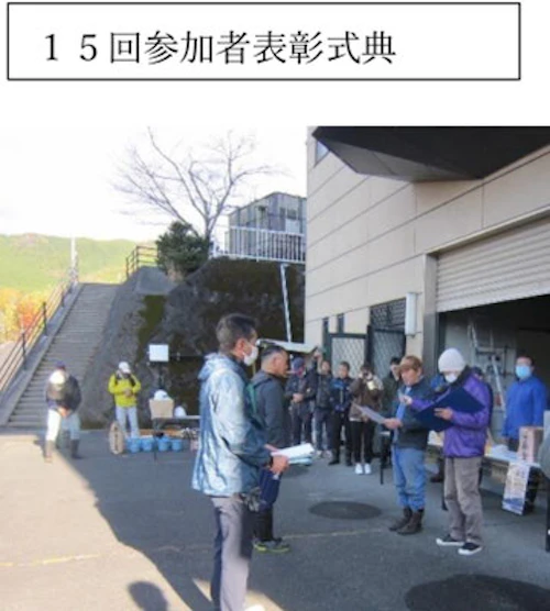 番外編現場セミナー「桜守プロジェクト 土師ダム湖畔のさくら並木の手入れ」の活動写真