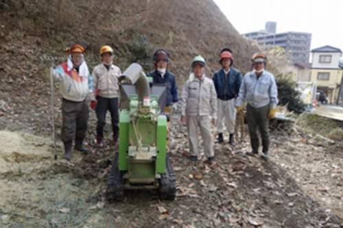 番外編現場セミナー　中小田古墳群の山林整備（竹林等伐採業務）の活動写真