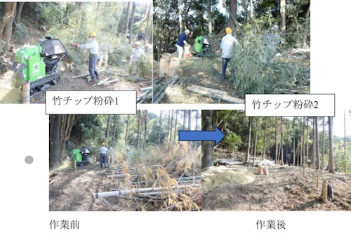 第271回現場セミナー：中小田古墳群の山林整備（竹林等伐採）第３回の活動写真