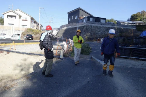 番外編現場セミナー　中小田古墳群の山林整備（竹林等伐採業務）の活動写真